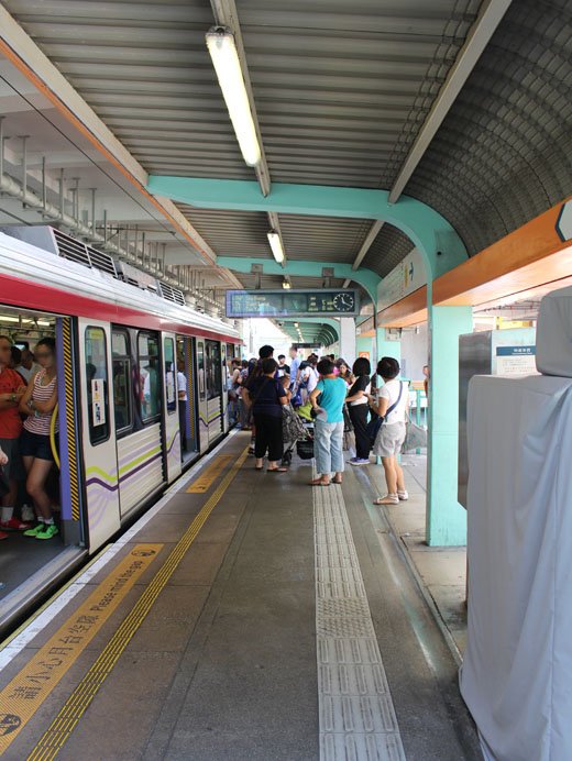 Photo 4: MTR Light Rail On Ting Stop