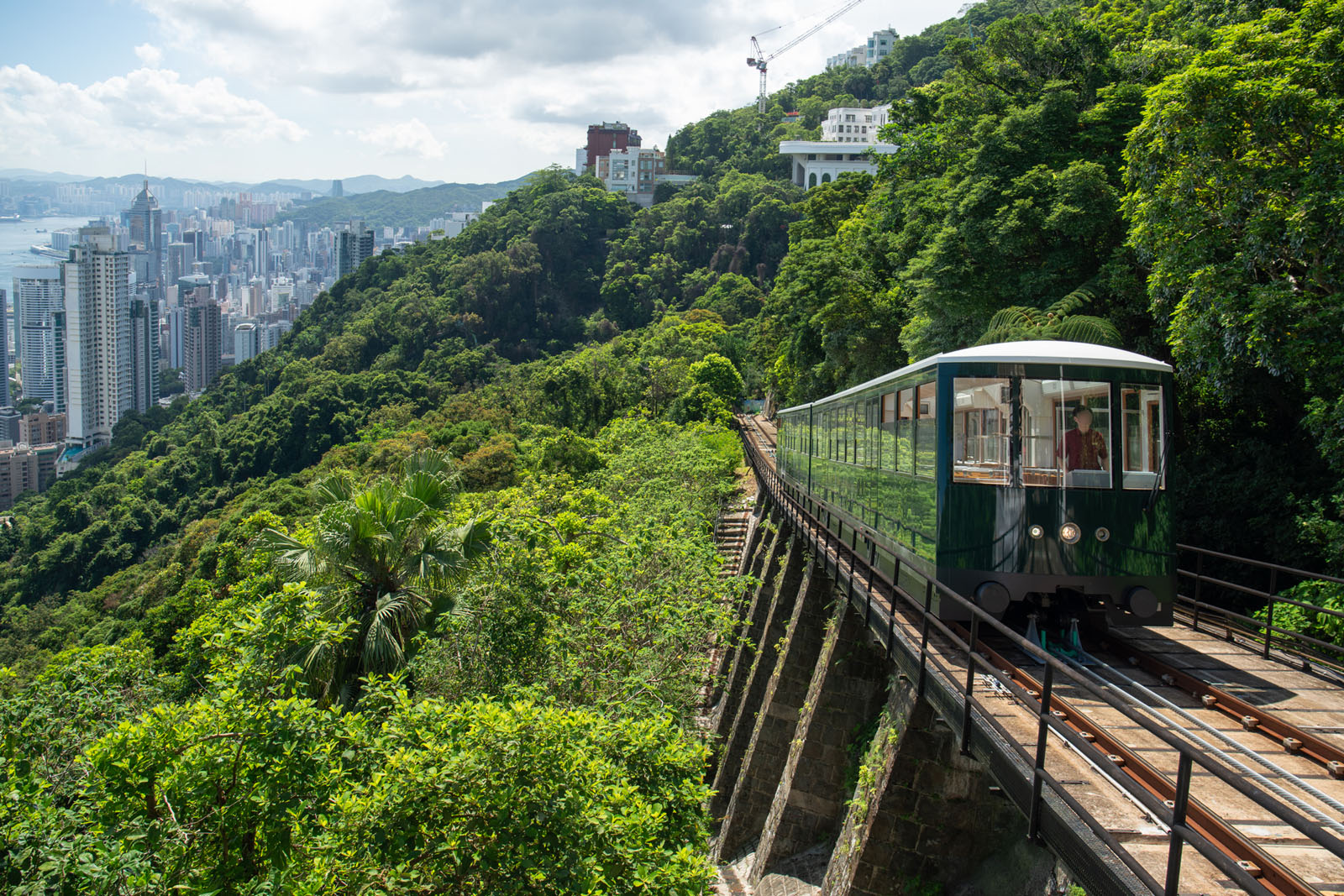 Photo 3: The Peak Tram and Station