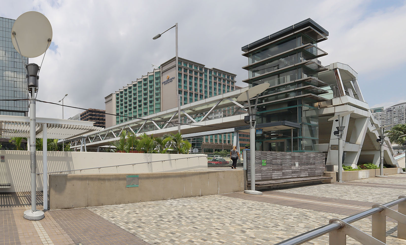 Photo 2: Footbridges KF36 and KF36A (across Mody Road and Salisbury Road near the UC Centenary Garden)