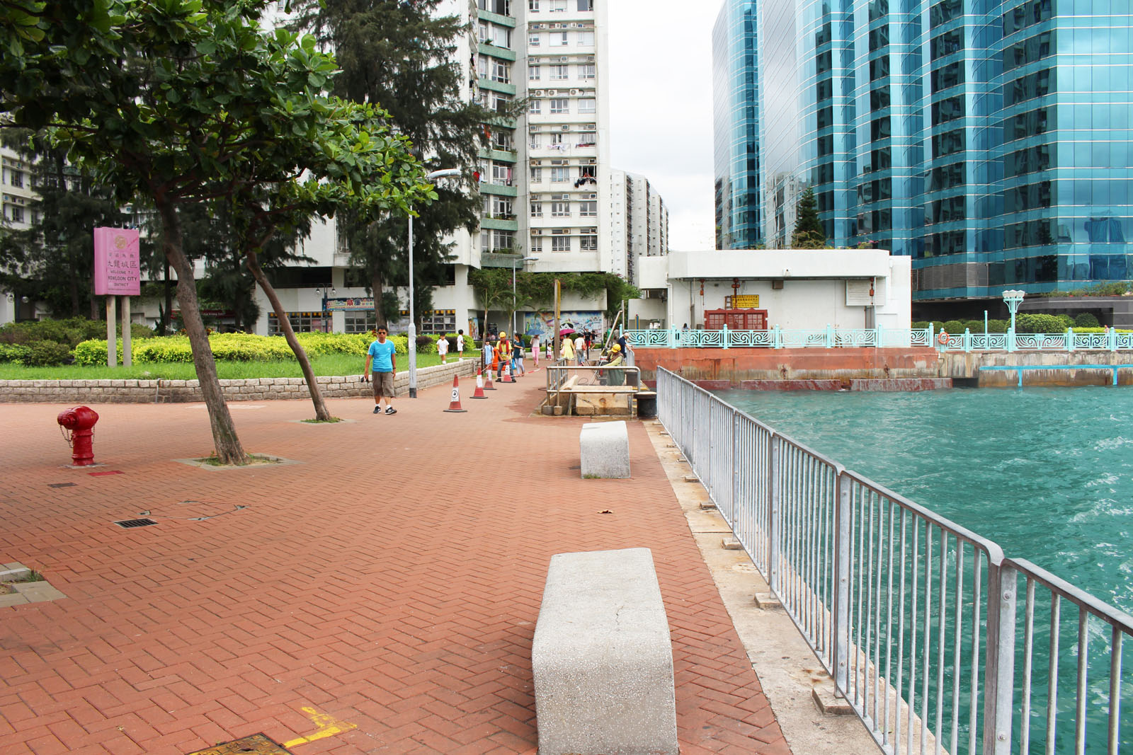 Promenade near Hung Hom Ferry Piers