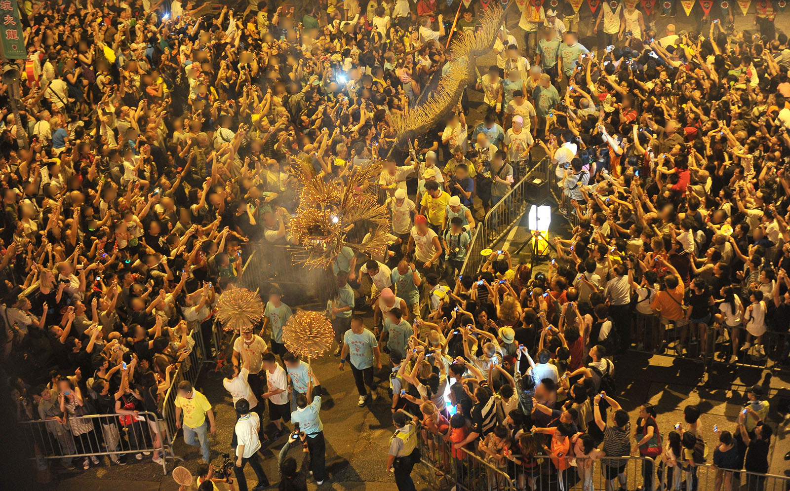 Fire Dragon Dance at Tai Hang