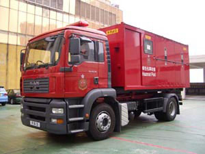 Photo 2: Fire Services Department - Hazmat Tender / Pod and Mass Decontamination Pod