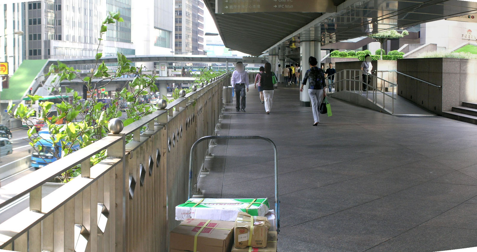 Photo 4: Footbridge HF157 (near Exchange Square, along Connaught Road Central)