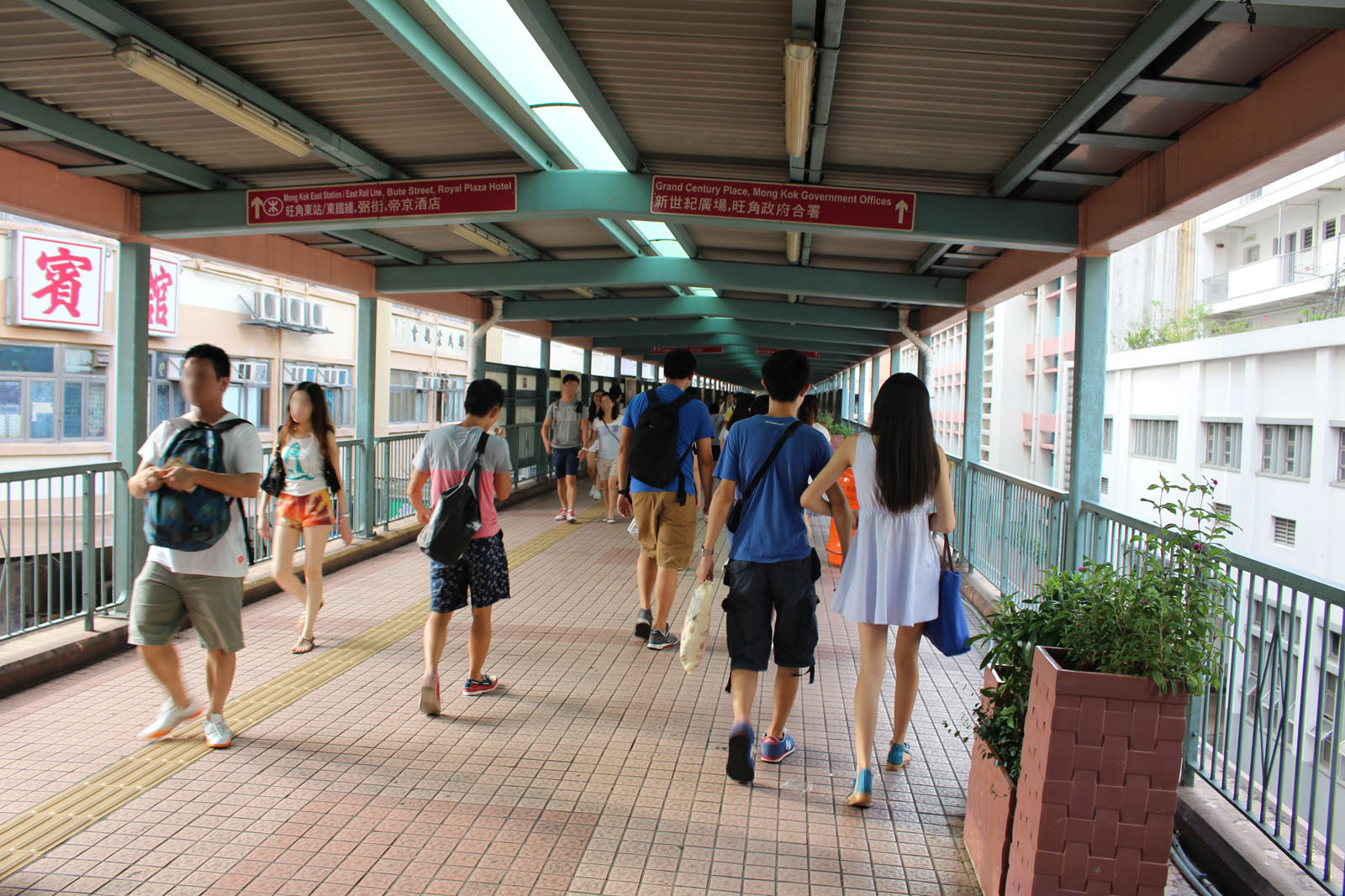 Photo 3: Footbridge KF116 (across Mong Kok Road and Sai Yee Street)