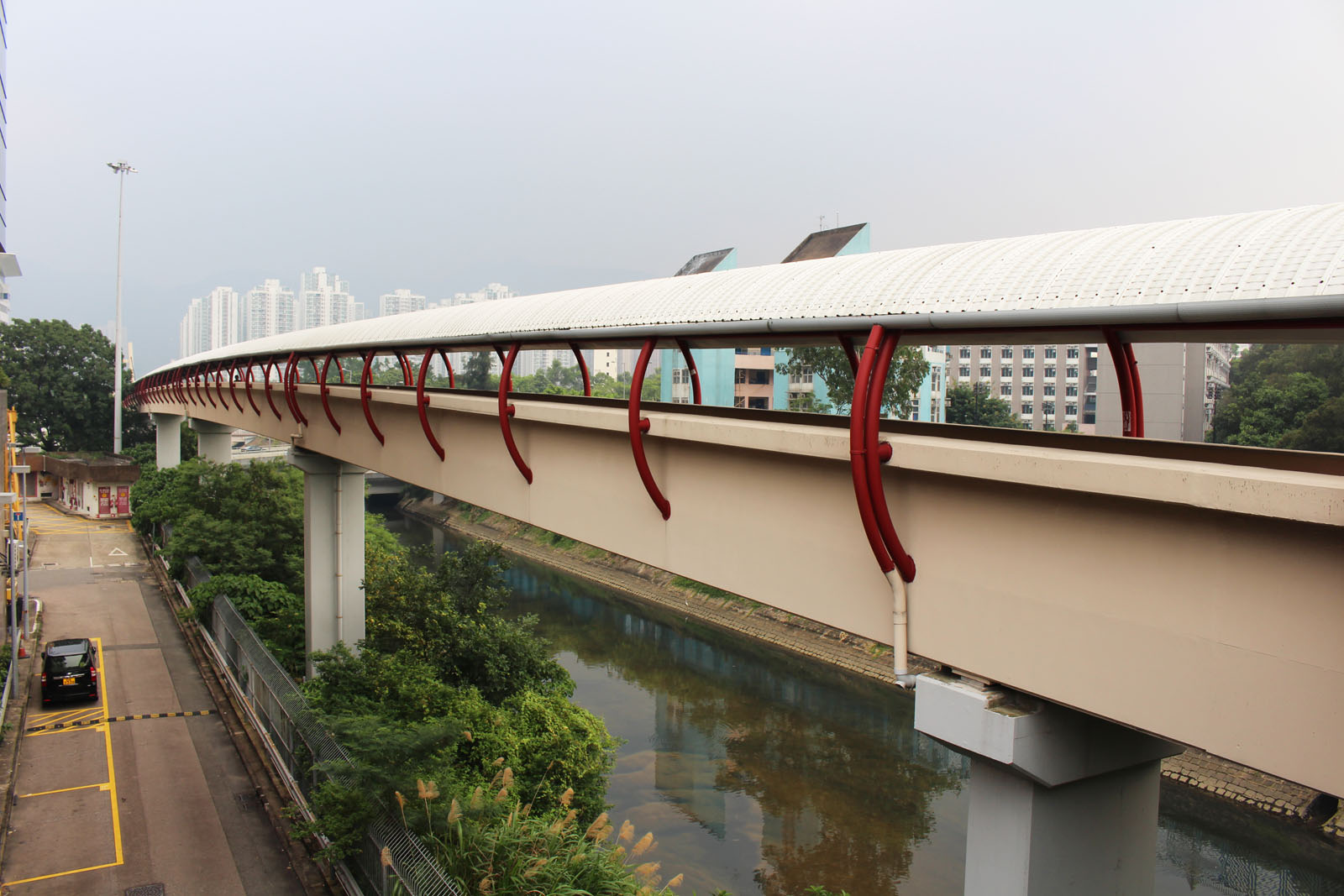 Photo 3: Footbridge along Nullah near the MTR Fo Tan Station