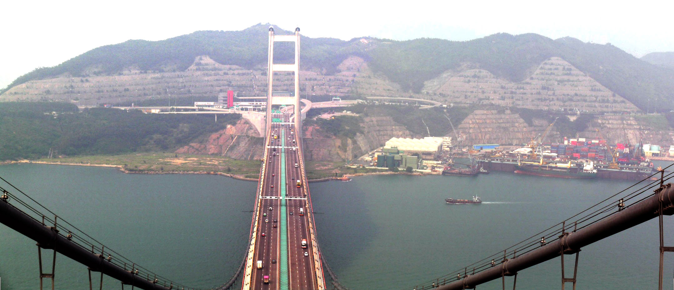 Tsing Ma Bridge - Bridge Towers