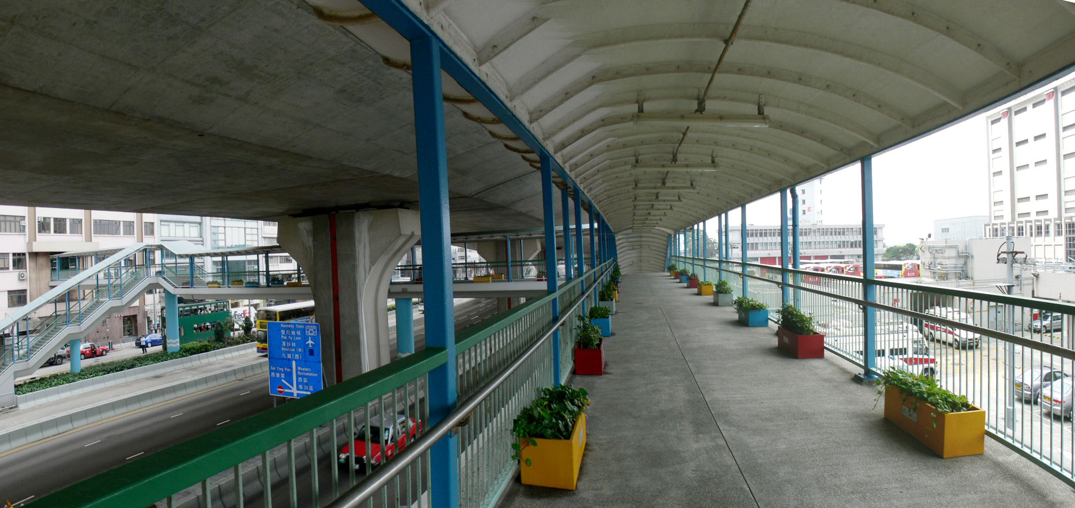 Photo 3: Footbridge HF119 (linking Wayson Commercial Building to Macau Ferry Bus Terminus)