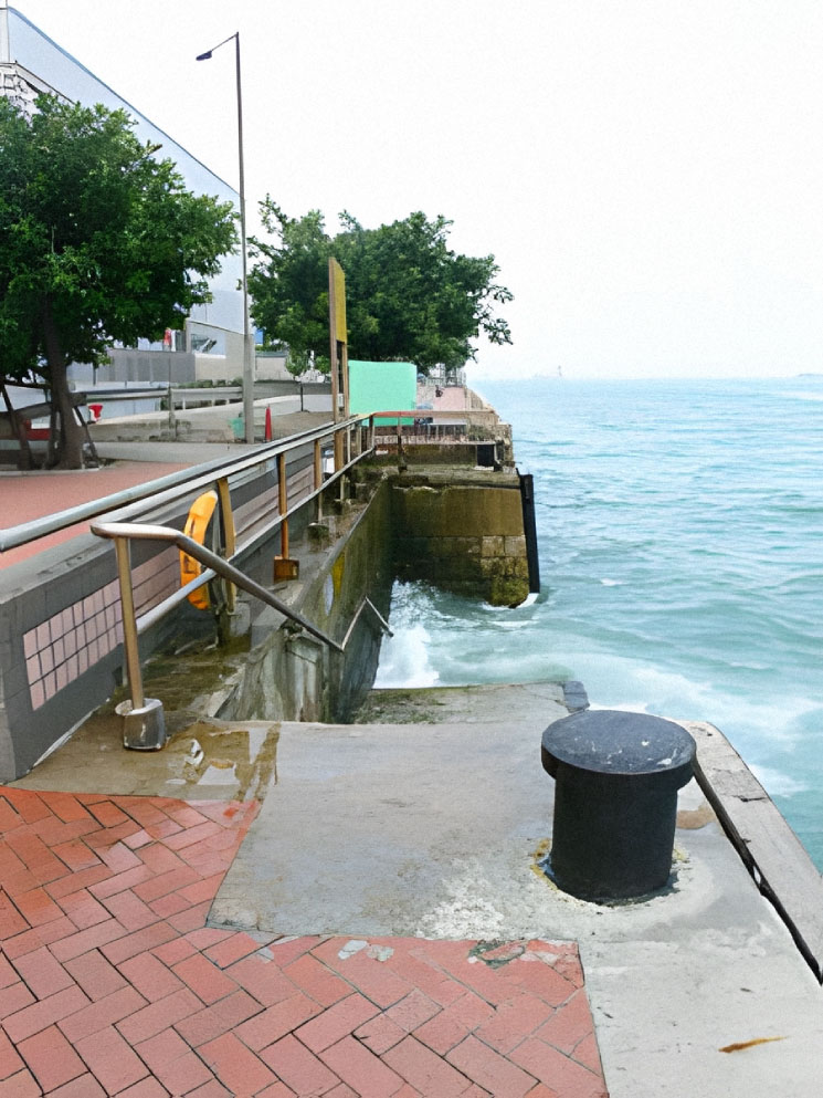 Photo 2: Public Landing Steps