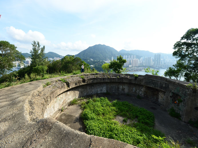 Photo 1: Fortifications at Devil's Peak