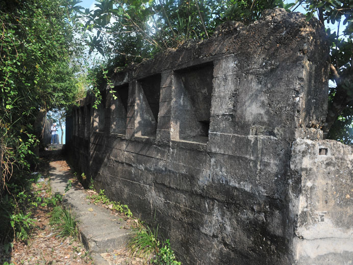 Photo 3: Fortifications at Devil's Peak